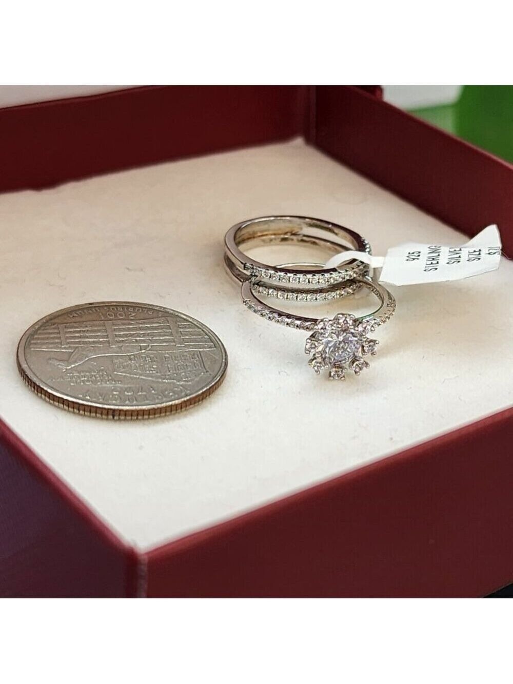 Elegant Sterling Silver 925 Two-Piece Set – Brand New